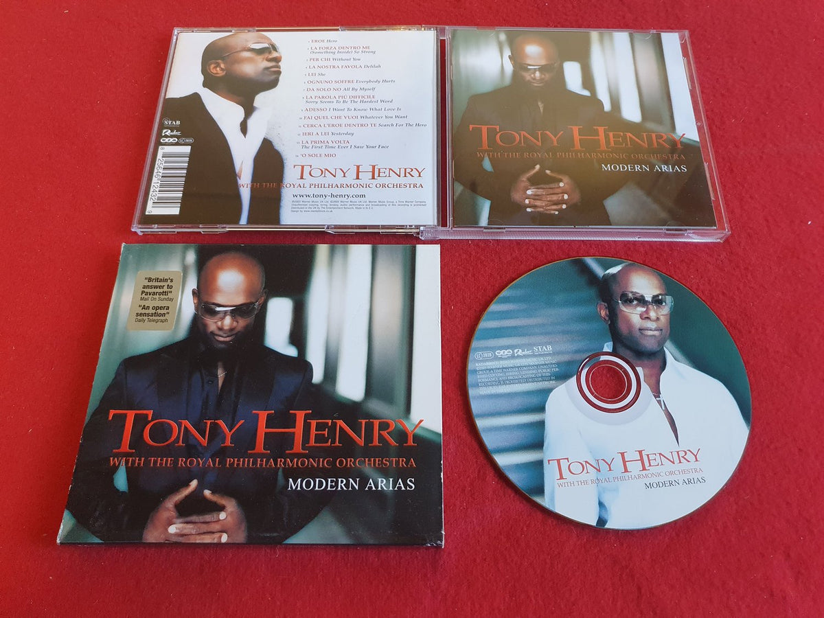 TONY HENRY WITH THE ROYAL PHILHARMONIC ORCHESTRA MODERN ARIAS till CD