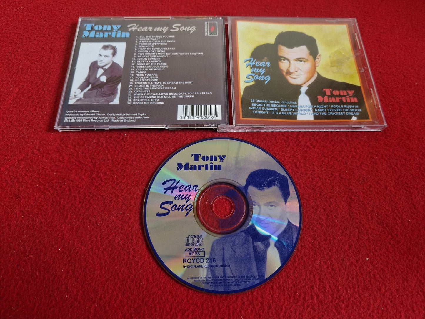 TONY MARTIN HEAR MY SONG till CD