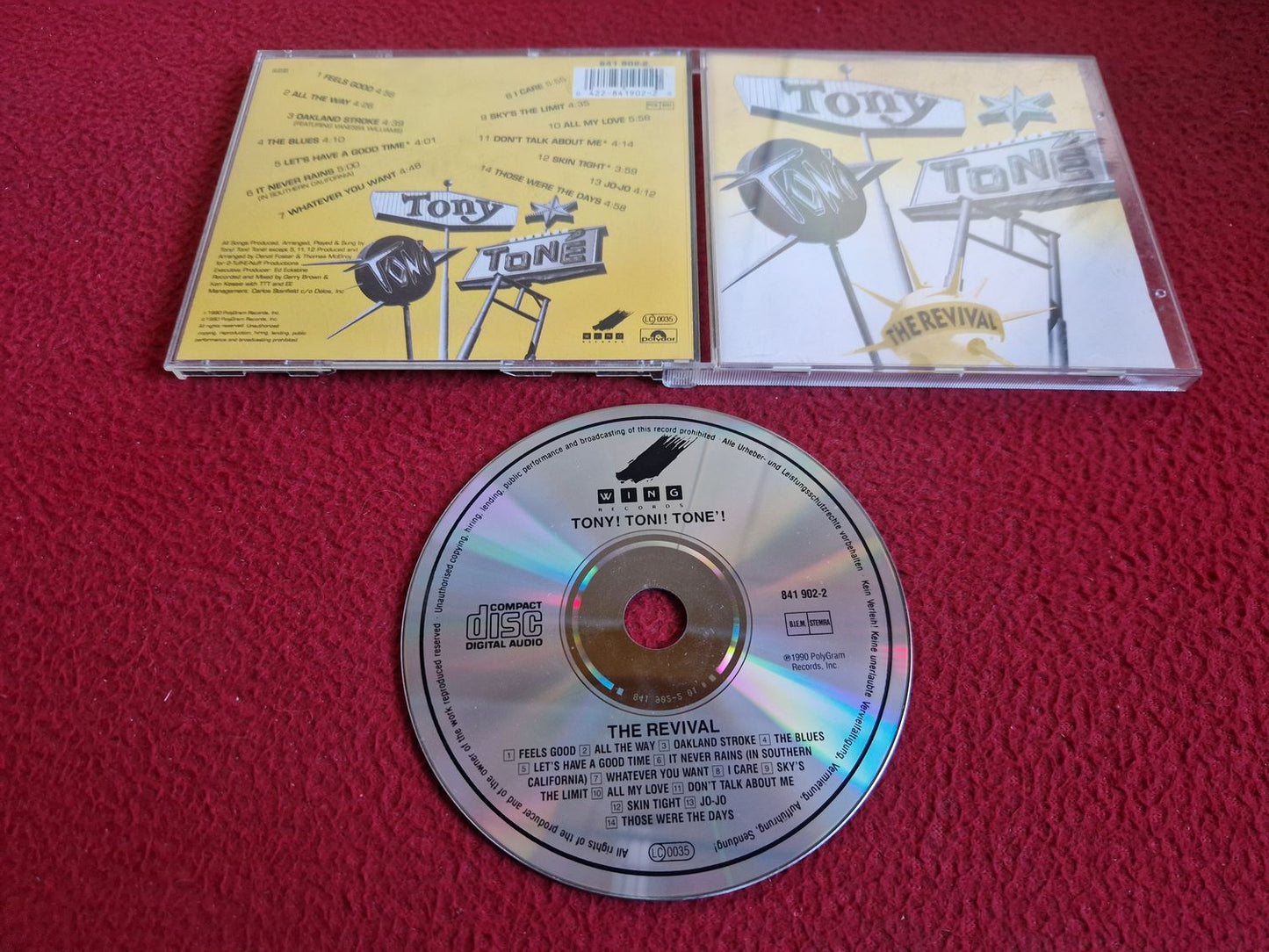 TONY! TONI! TONE'! THE REVIVAL CD