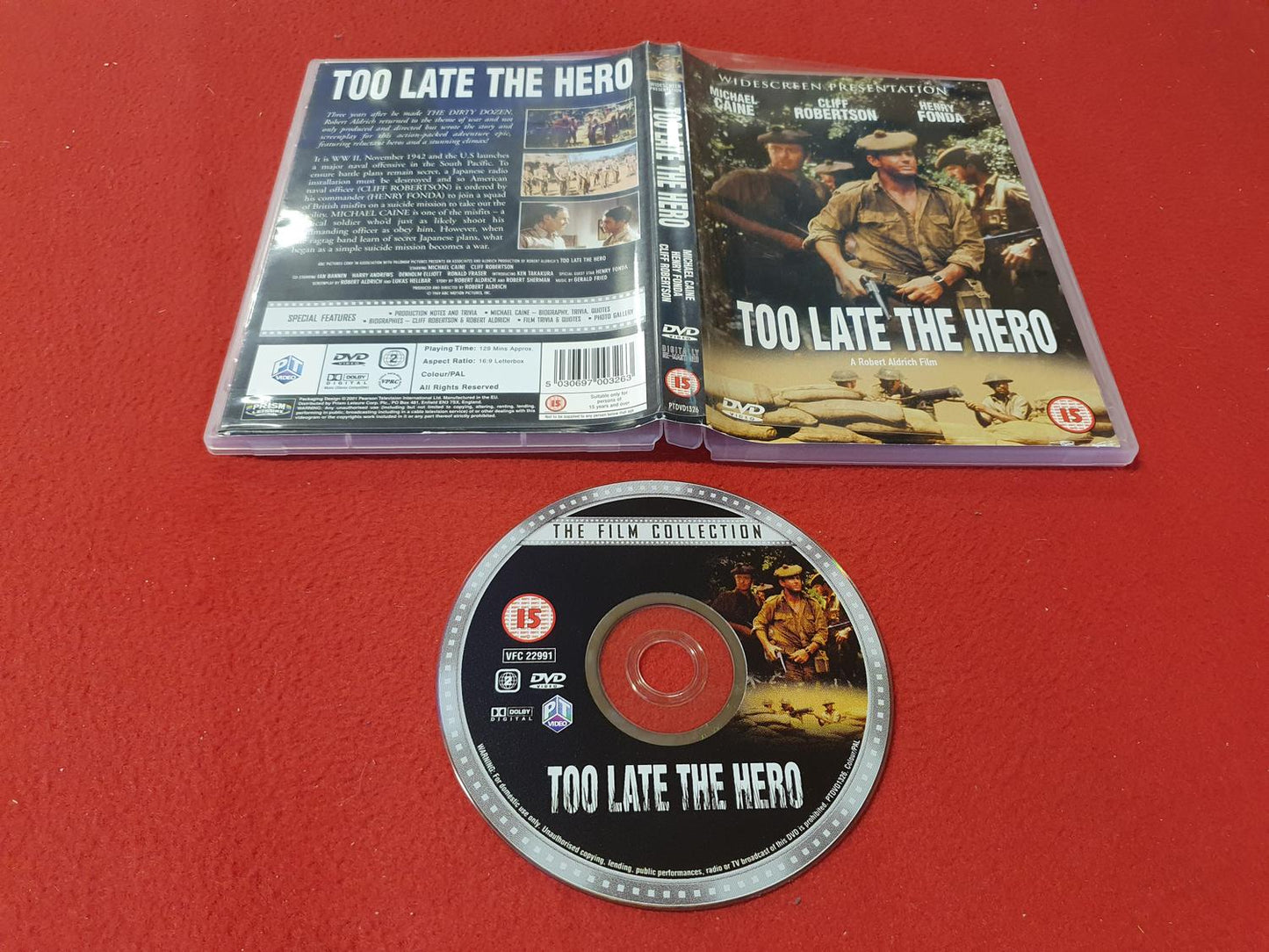 TOO LATE THE HERO till DVD