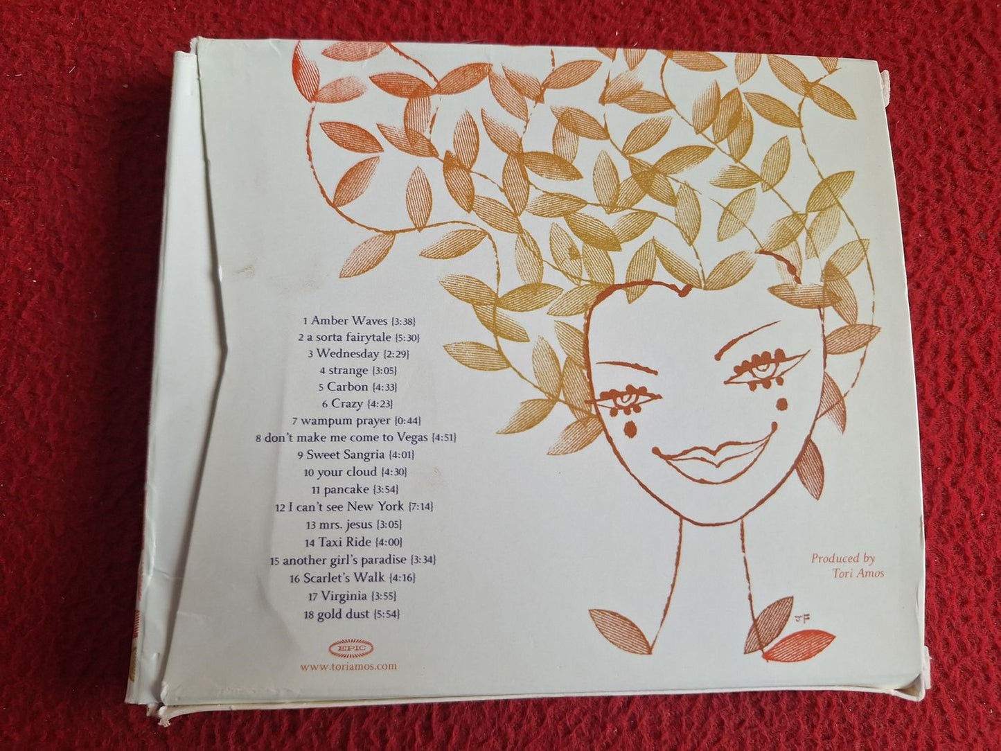 TORI AMOS SCARLET'S WALK CD