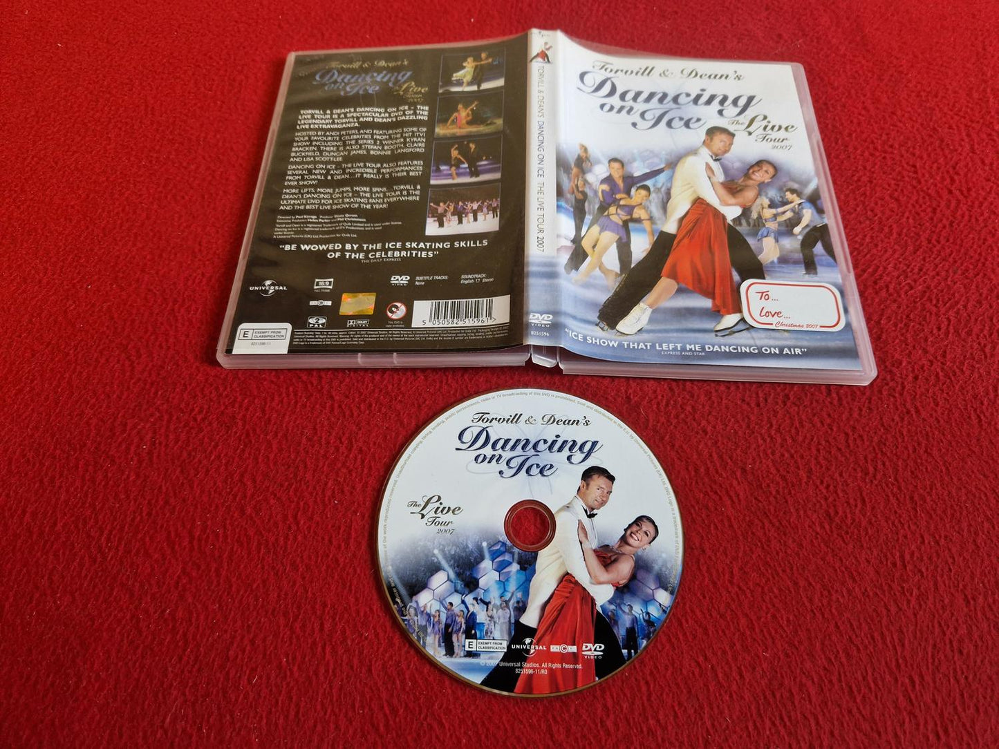 TORVILL AND DEAN'S DANCING ON ICE DVD
