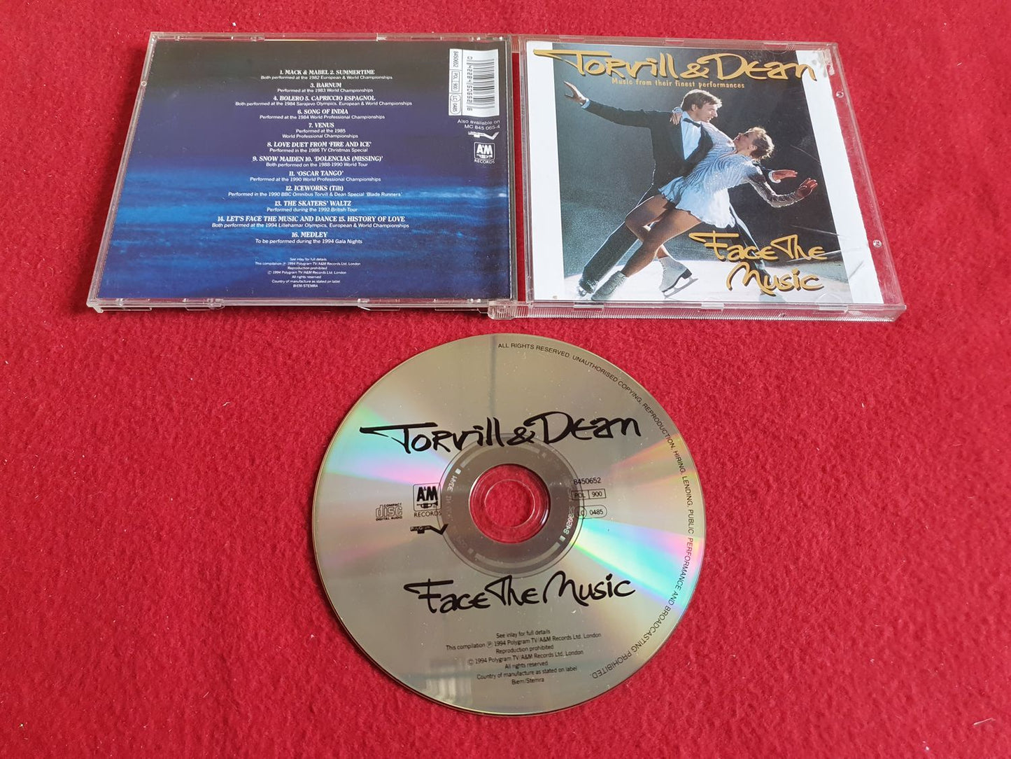 TORVILL & DEAN FACE THE MUSIC till CD