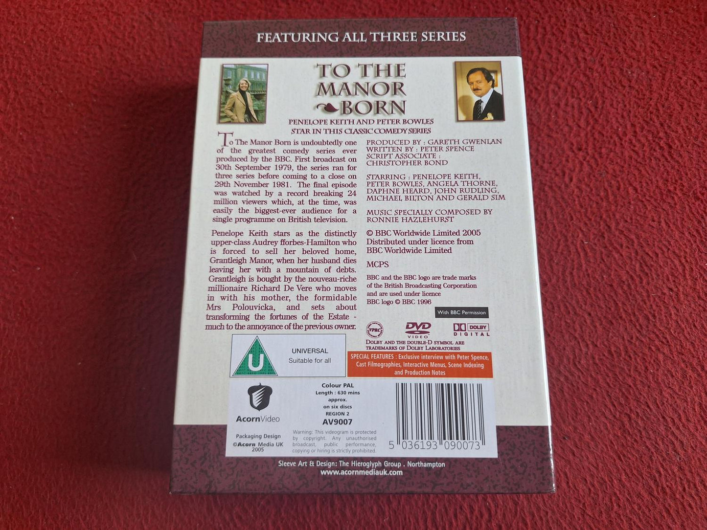 TO THE MANOR BORN ALL THREE SERIES BOX DVD