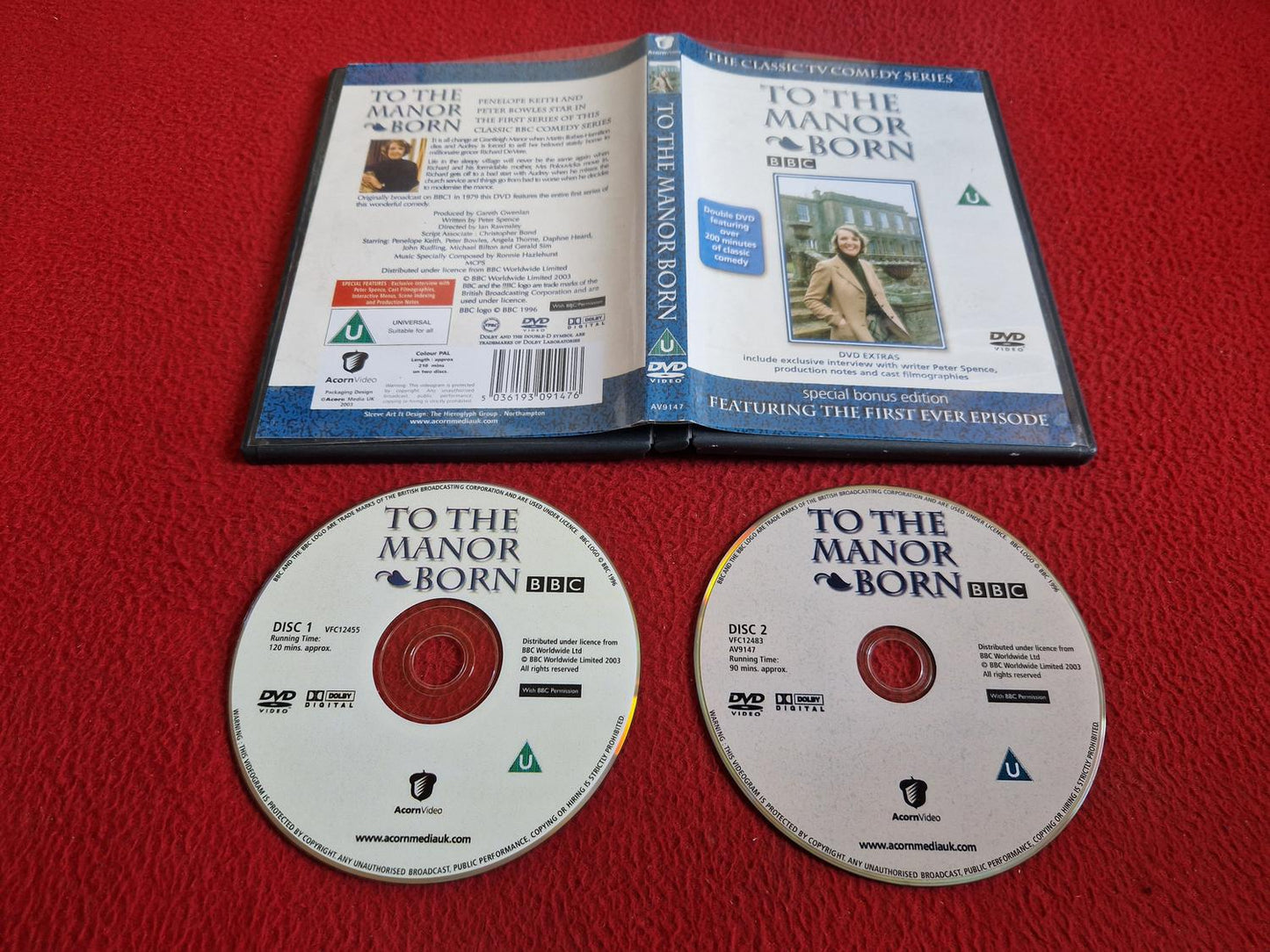 TO THE MANOR BORN SERIES 1 DVD