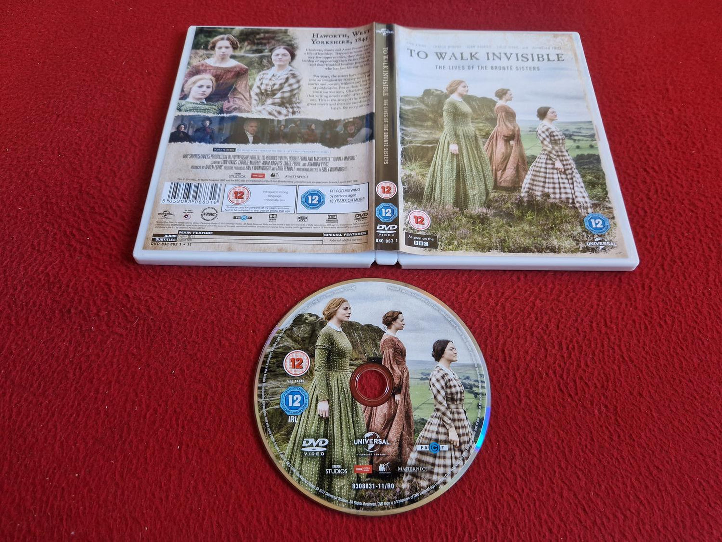 TO WALK INVISIBLE THE LIVES OF THE BRONTE SISTERS DVD