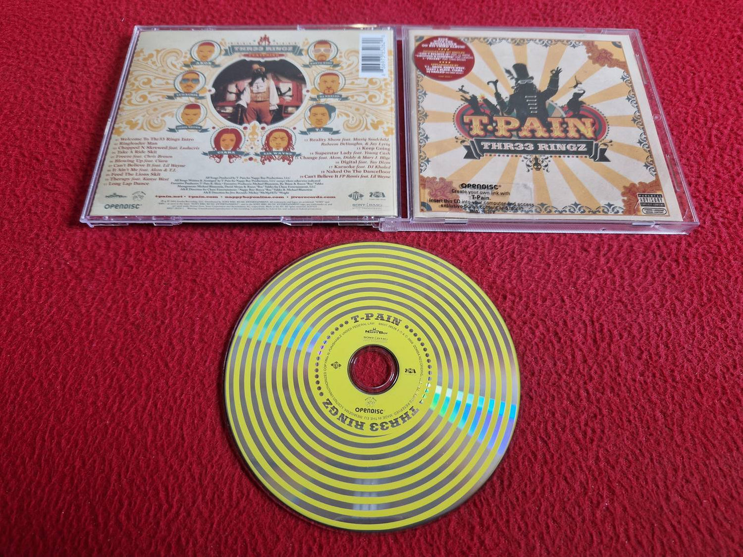 T-PAIN THR33 RINGZ CD