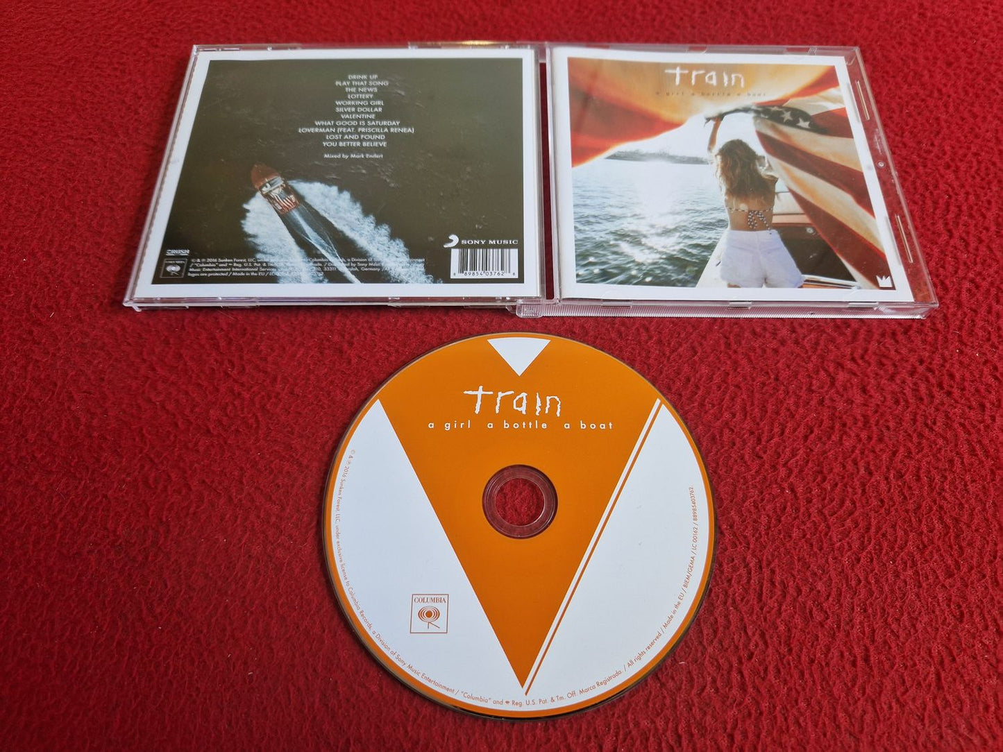 TRAIN A GIRL A BOTTLE A BOAT CD