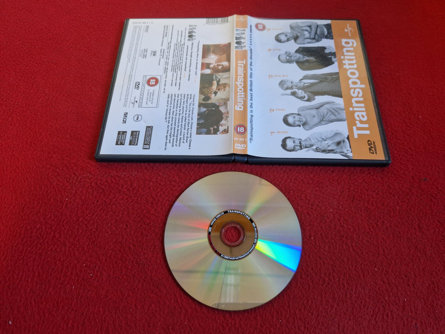 TRAINSPOTTING DVD