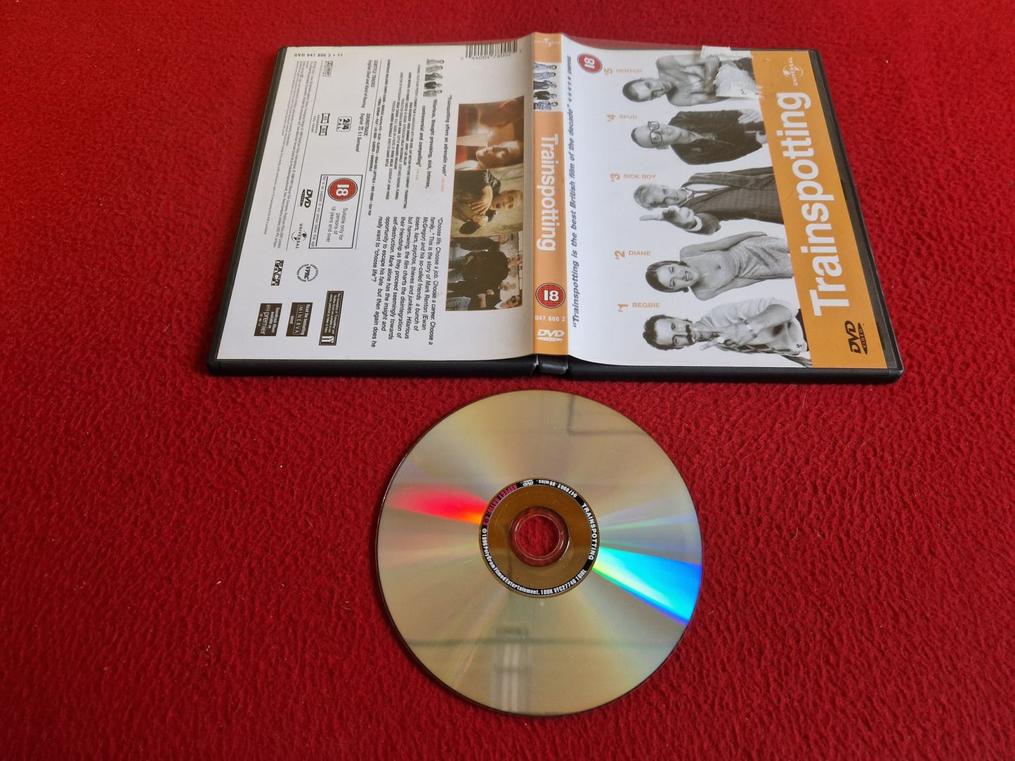TRAINSPOTTING DVD
