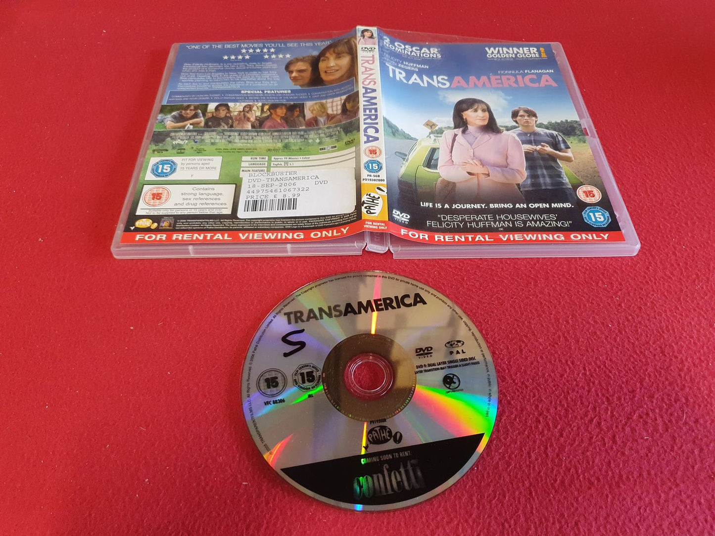 TRANSAMERICA till DVD