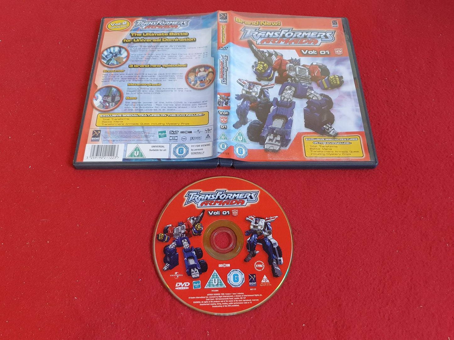 TRANSFORMERS ARMADA VOL 01 till DVD