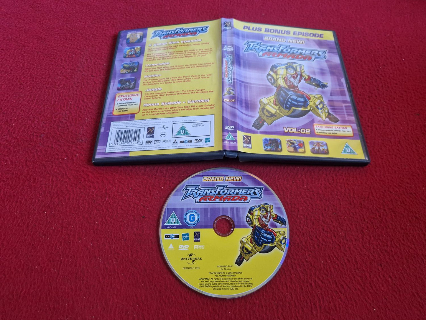 TRANSFORMERS ARMADA VOL:02 DVD