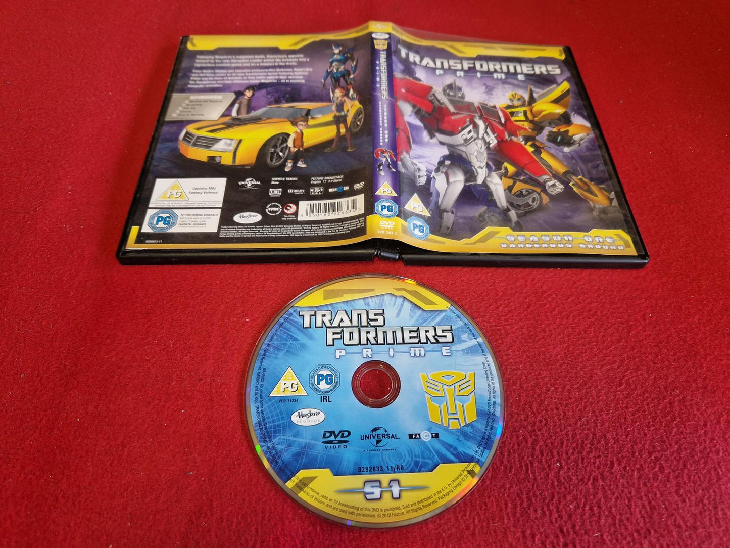 TRANSFORMERS PRIME till DVD