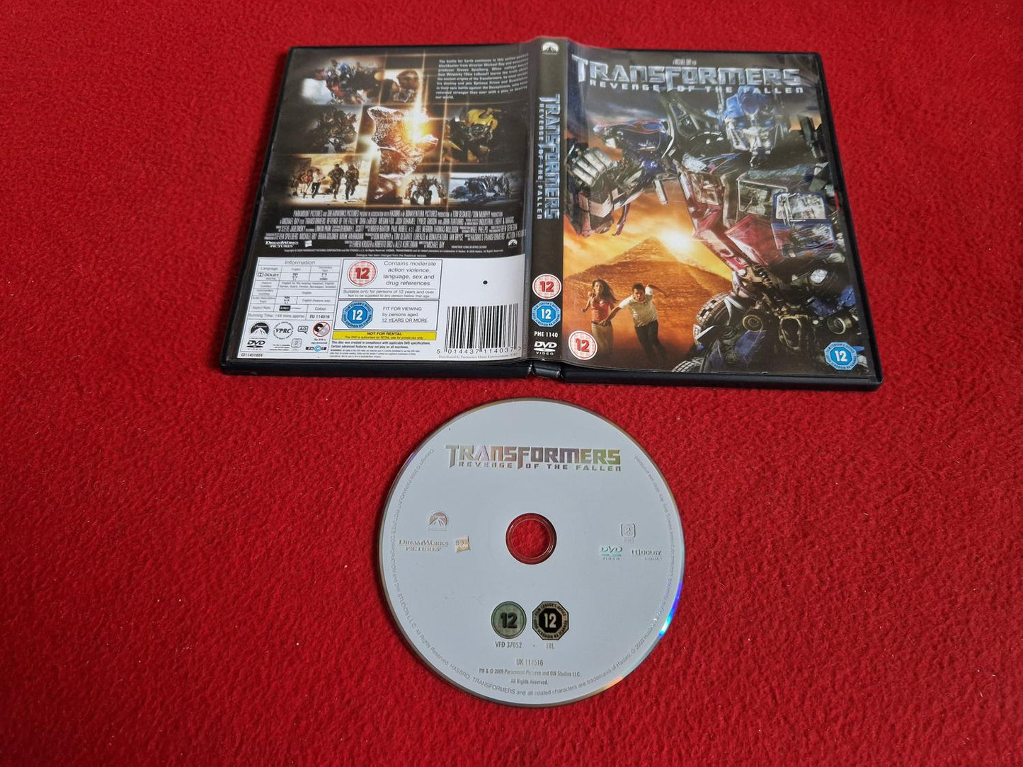TRANSFORMERS REVENGE OF THE FALLEN DVD