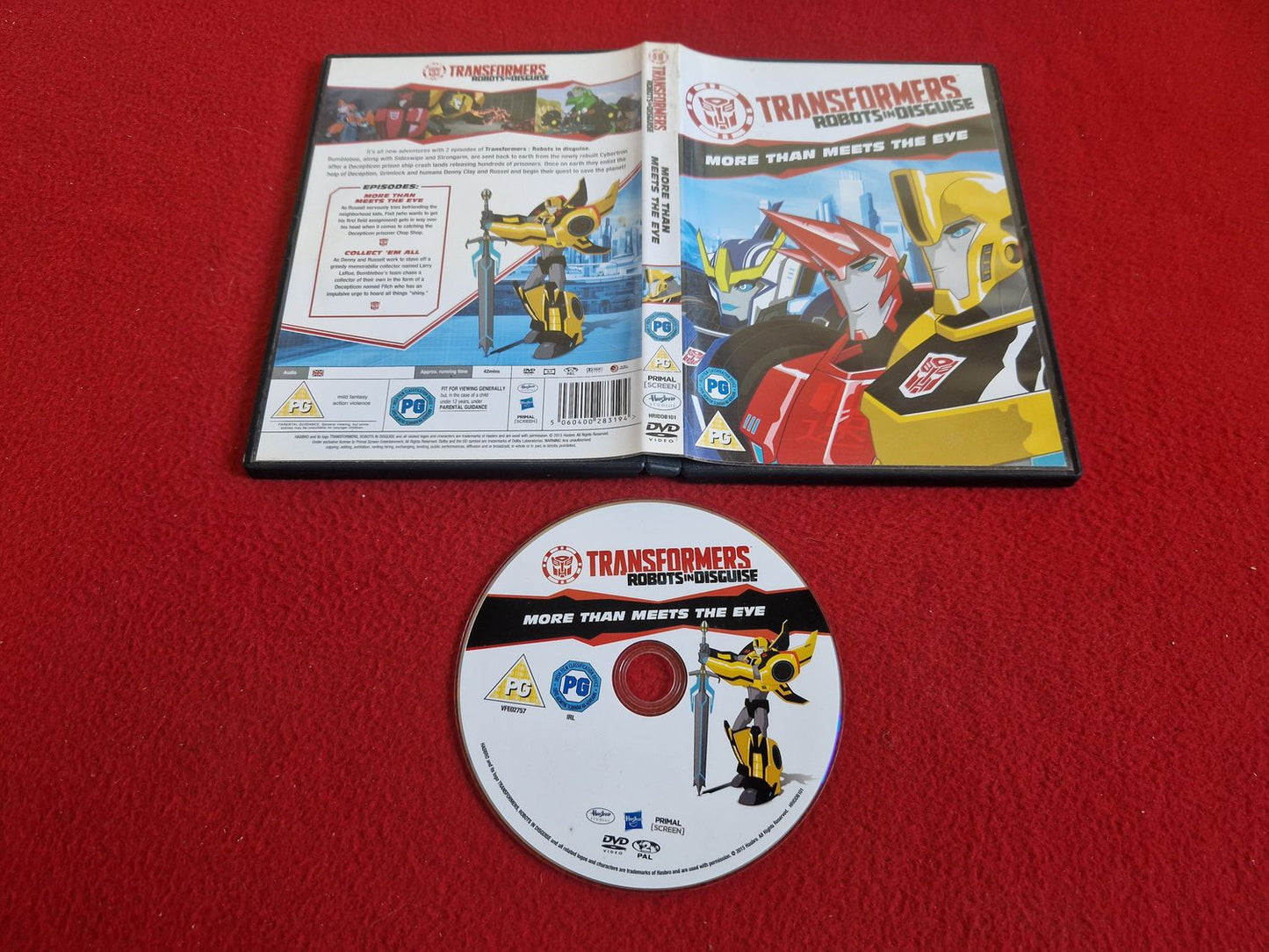 TRANSFORMERS ROBOT IN DISGUISE MORE THAN MEETS THE EYE till DVD