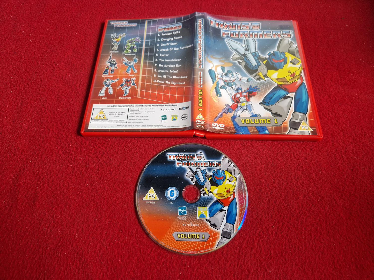 TRANSFORMERS SEASON 2 VOLUME 1 DVD
