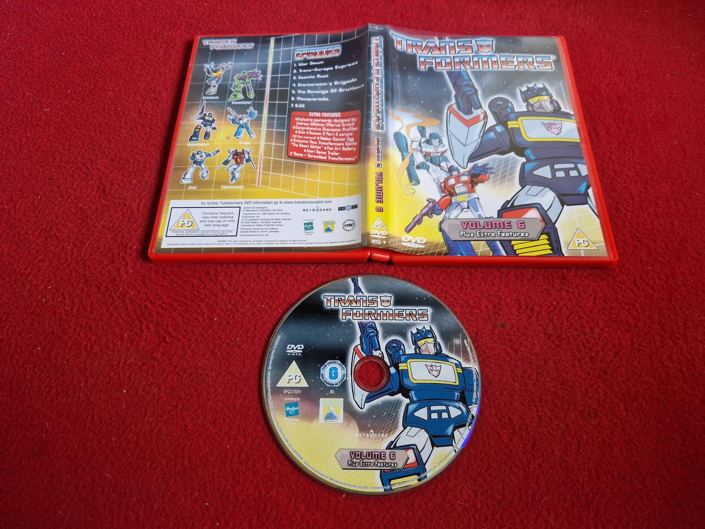TRANSFORMERS SEASON 2 VOLUME 6 DVD