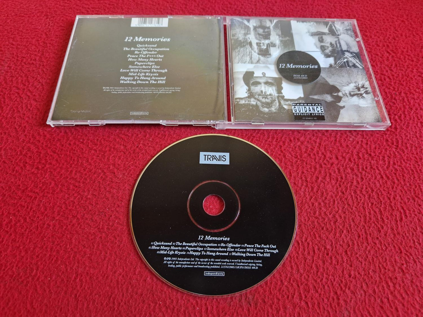 TRAVIS 12 MEMORIES CD