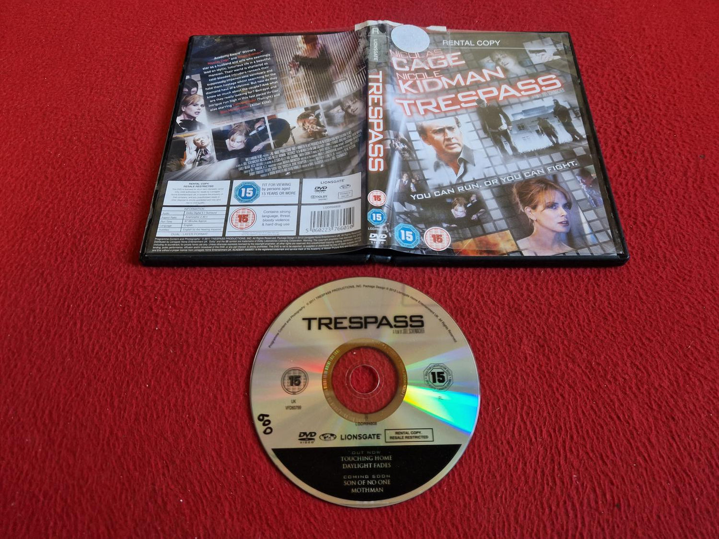 TRESPASS DVD