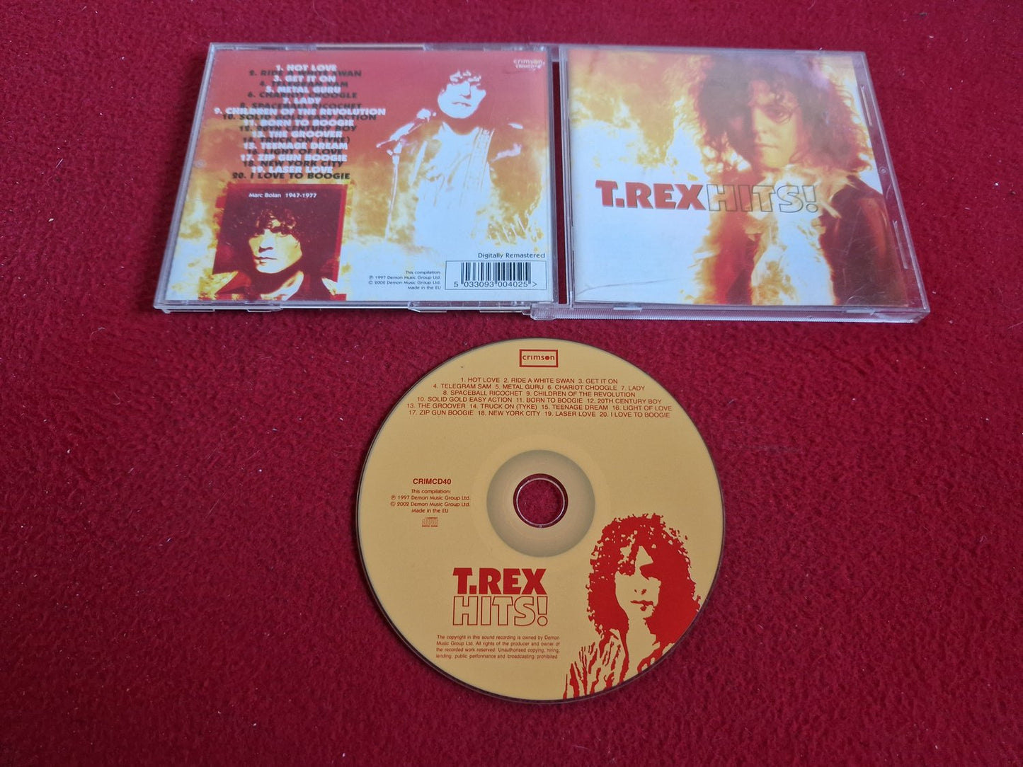 T. REX HITS! CD