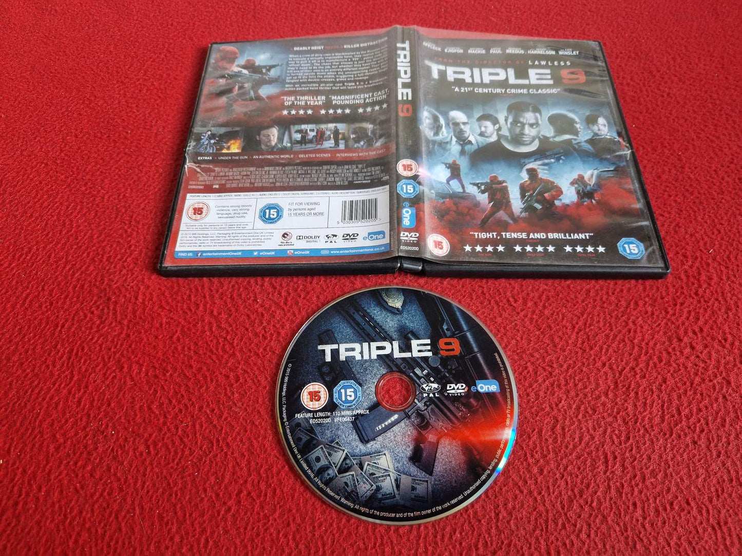 TRIPLE 9 DVD