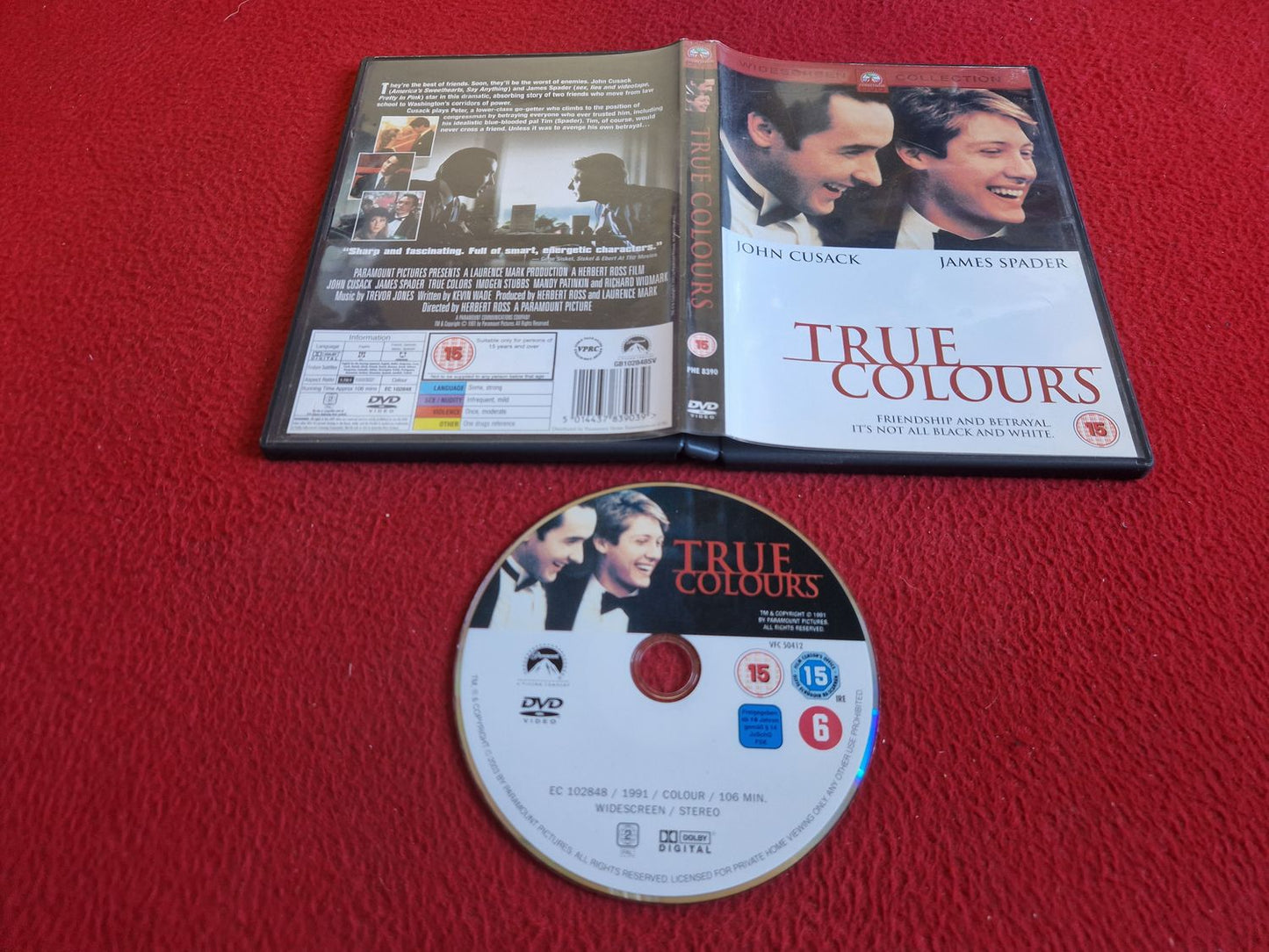 TRUE COLOURS DVD
