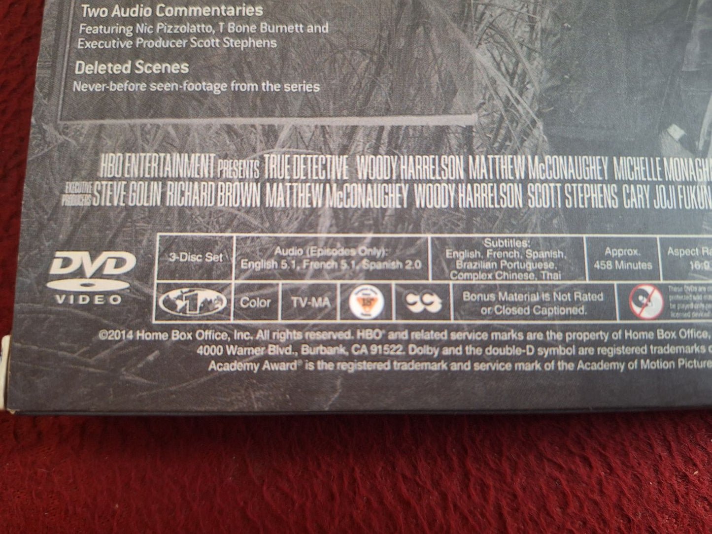 TRUE DETECTIVE SERIES 1 BOX DVD