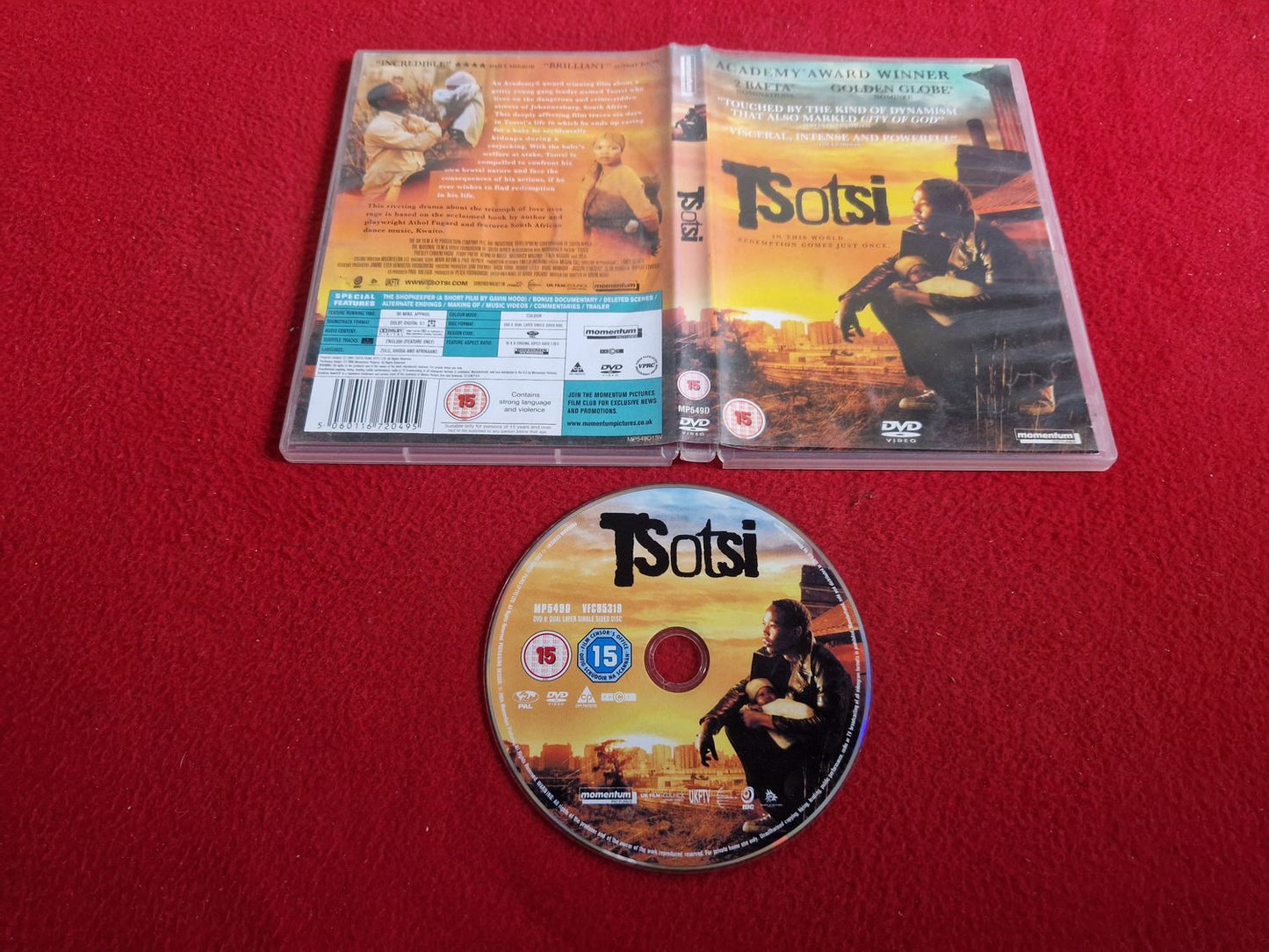 TSOTSI till DVD