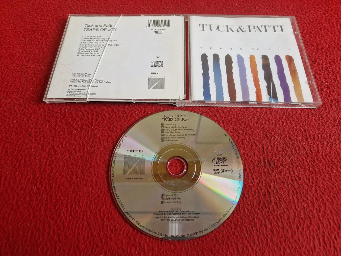 TUCK AND PATTI TEARS OF JOY CD