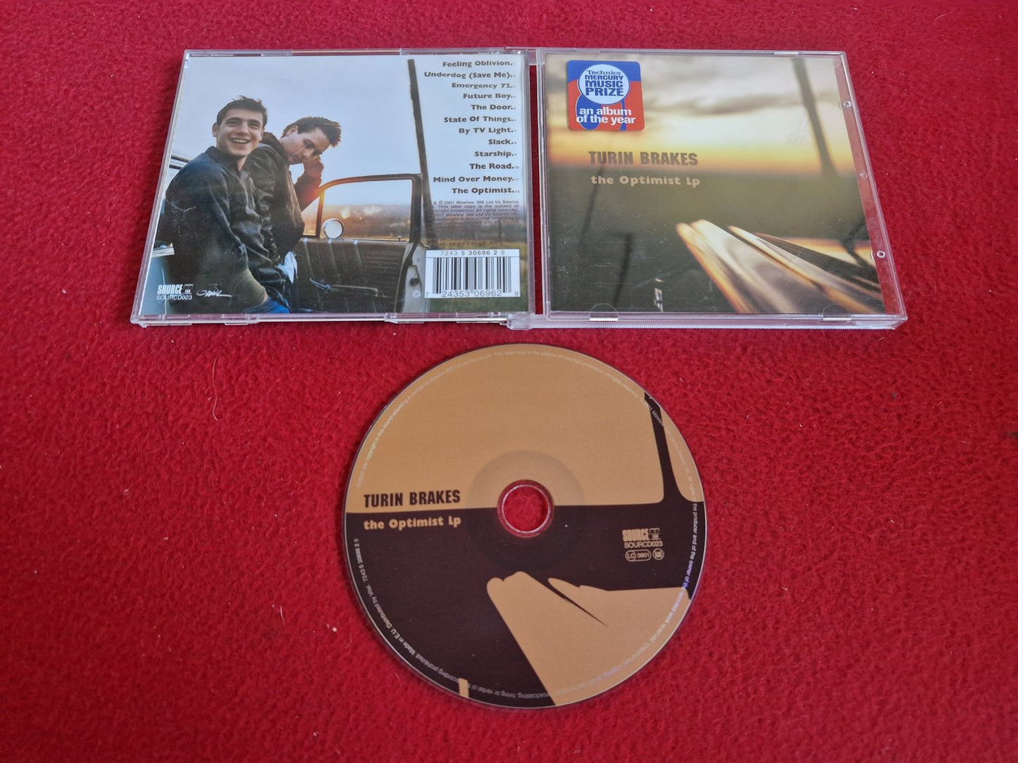 TURIN BRAKES THE OPTIMIST LP CD
