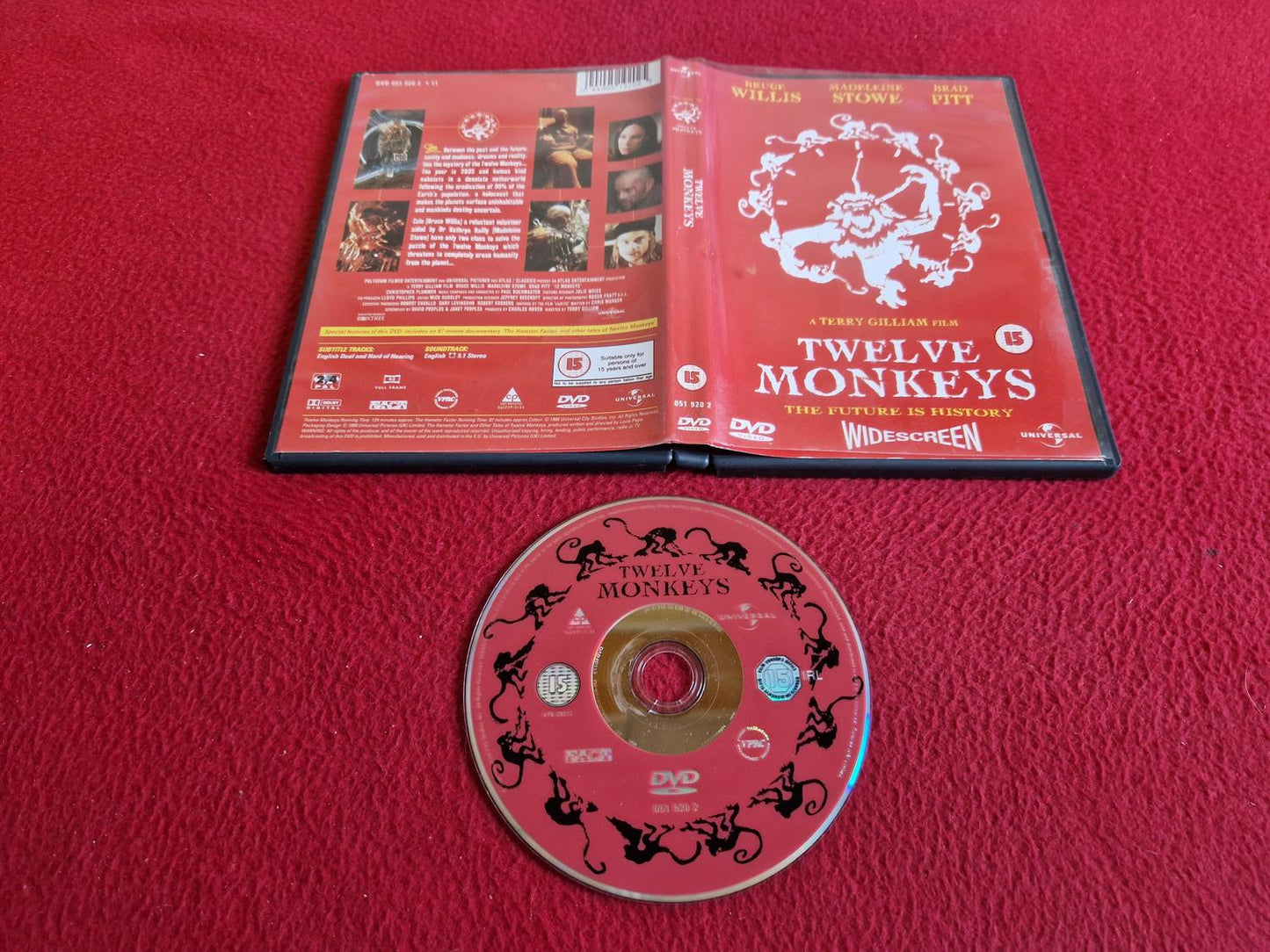 TWELVE MONKEYS DVD