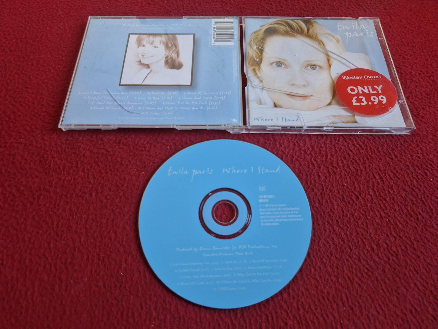 TWILA PARIS WHERE I STAND CD
