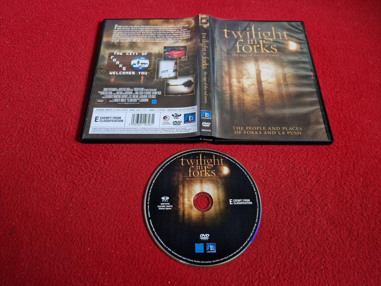 TWILIGHT IN FORKS - THE SAGA OF THE REAL TOWN DVD