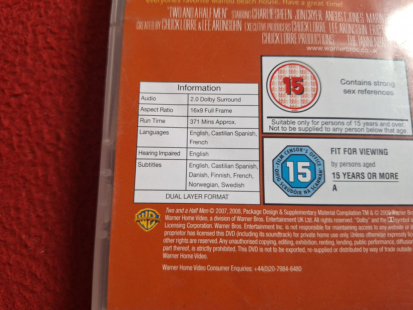 TWO AND A HALF MEN SEASON 5 BOX DVD