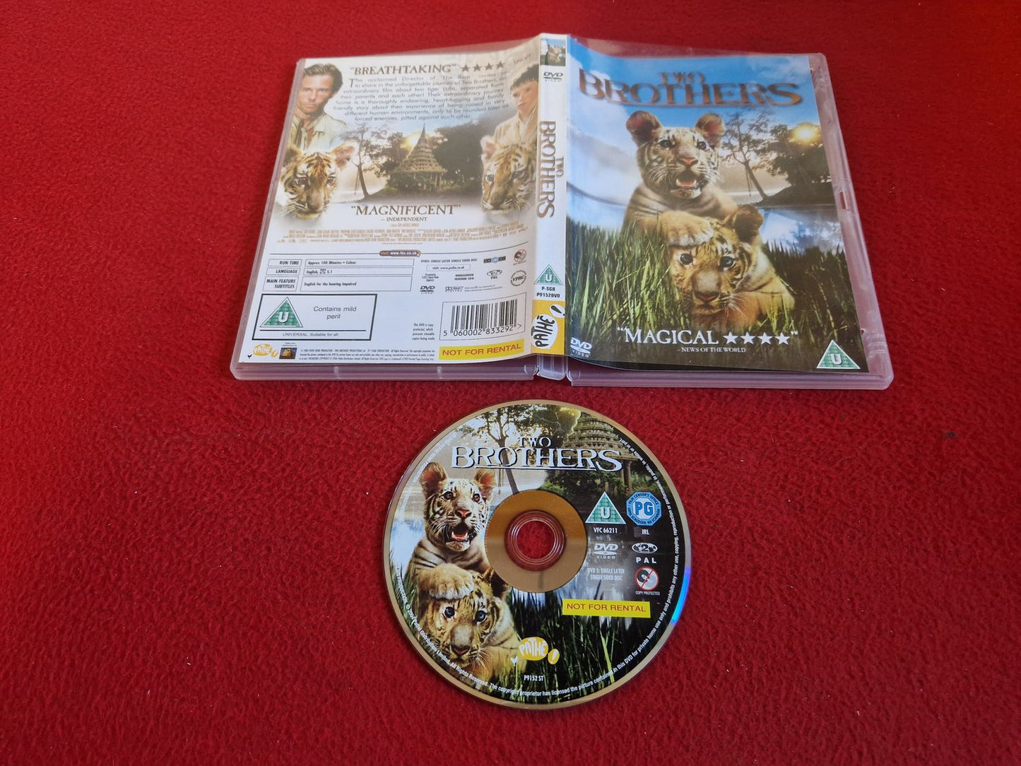 TWO BROTHERS DVD