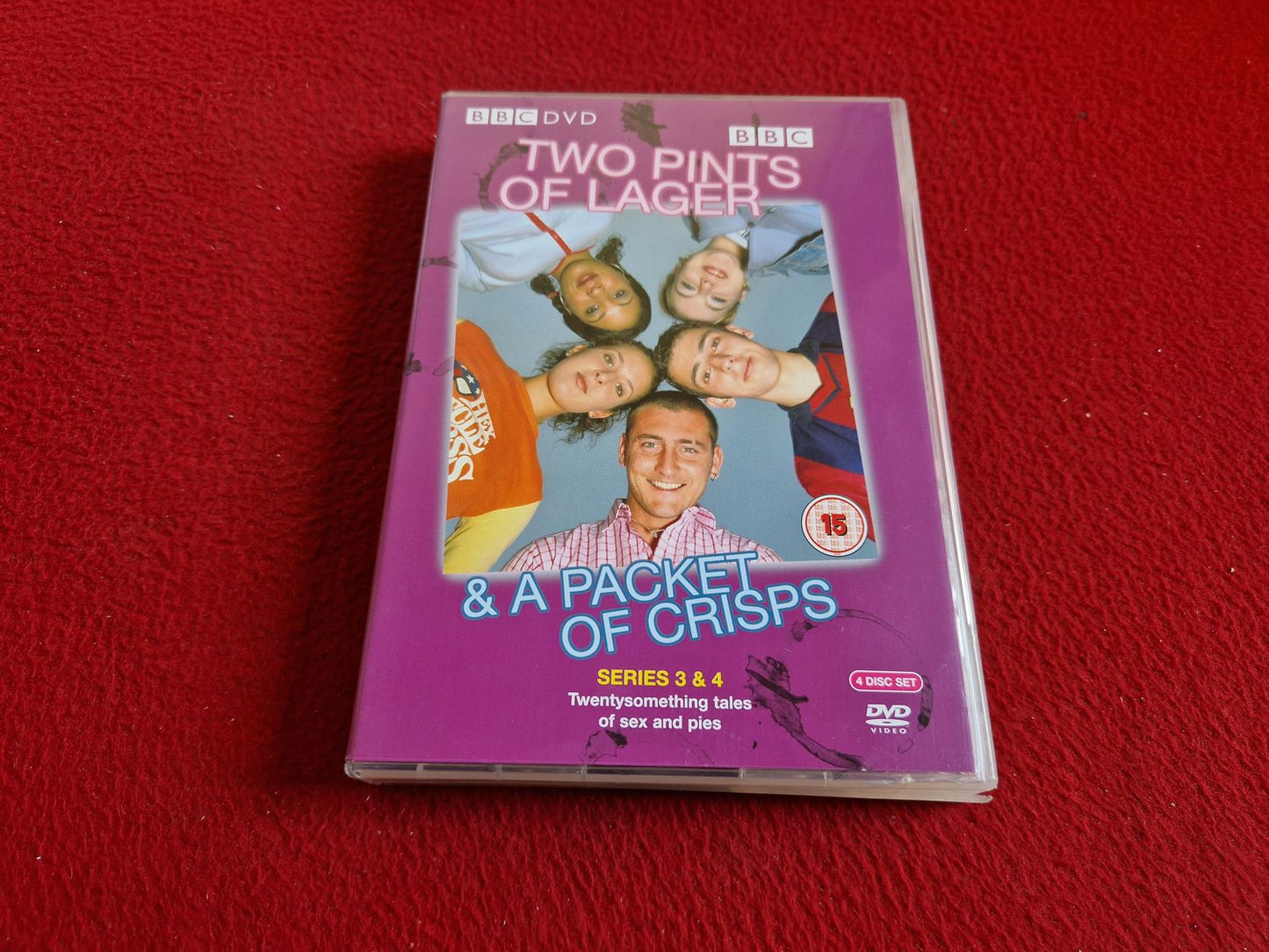 TWO PINTS OF LAGER & A PACKET OF CRISPS SERIES 3 & 4 BOX DVD