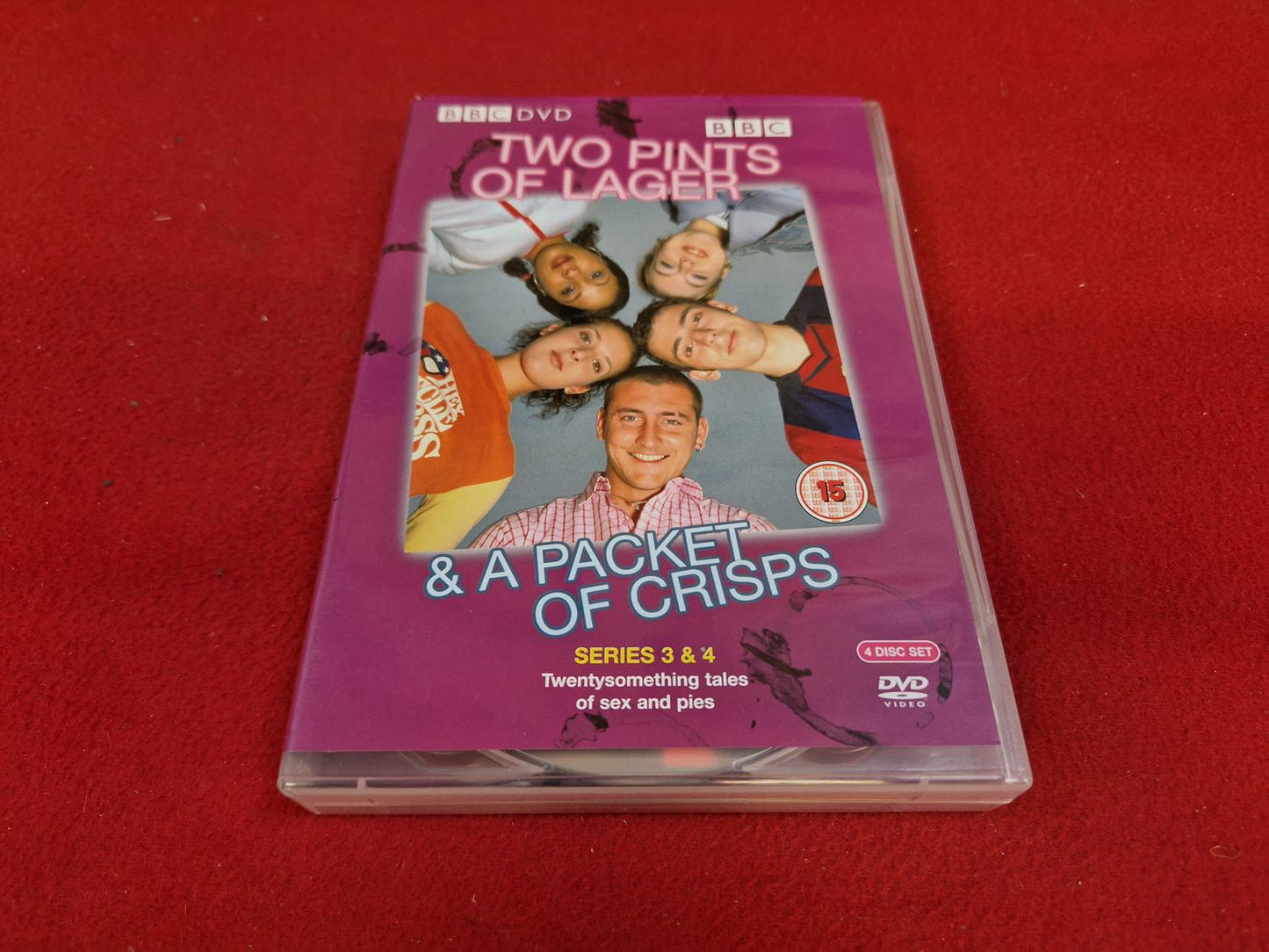 TWO PINTS OF LAGER & A PACKET OF CRISPS SERIES 3 & 4 BOX till DVD