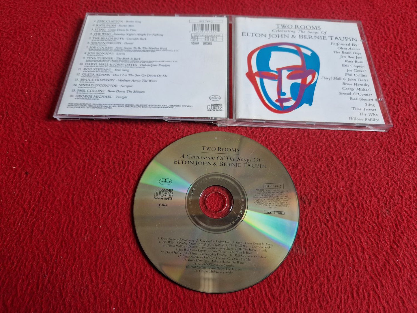 TWO ROOMS CELEBRATING THE SONGS OF ELTON JOHN & BERNIE TAUPIN CD