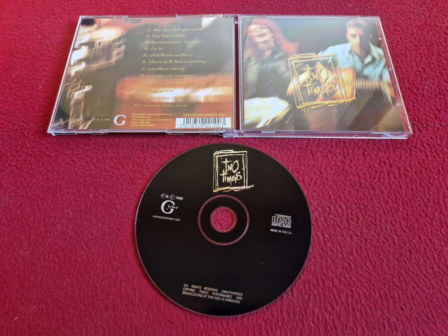 TWO TIMERS - TWO TIMERS CD