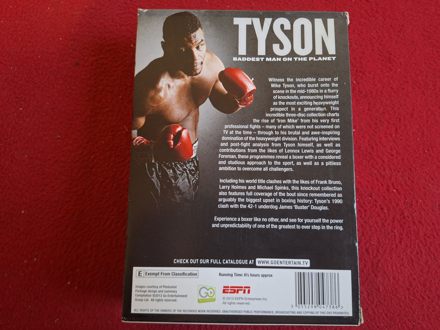 TYSON BADDEST MAN ON THE PLANET BOX DVD