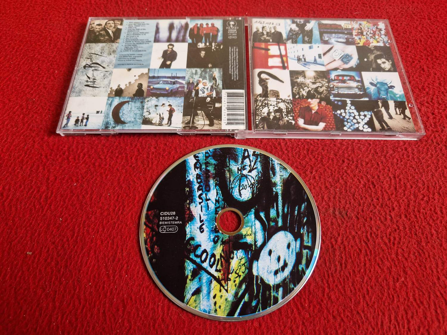 U2 ACHTUNG BABY CD
