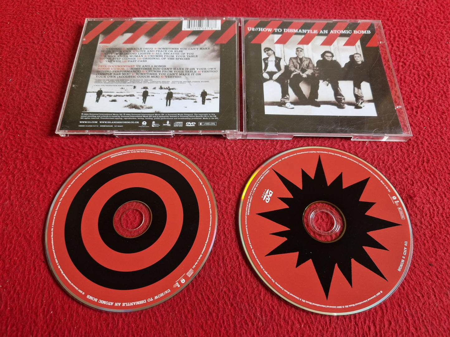 U2 HOW TO DISMANTLE AN ATOMIC BOMB CD / DVD