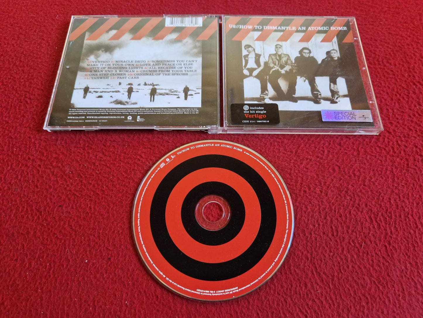 U2 HOW TO DISMANTLE AN ATOMIC BOMB SPECIAL EDITION CD