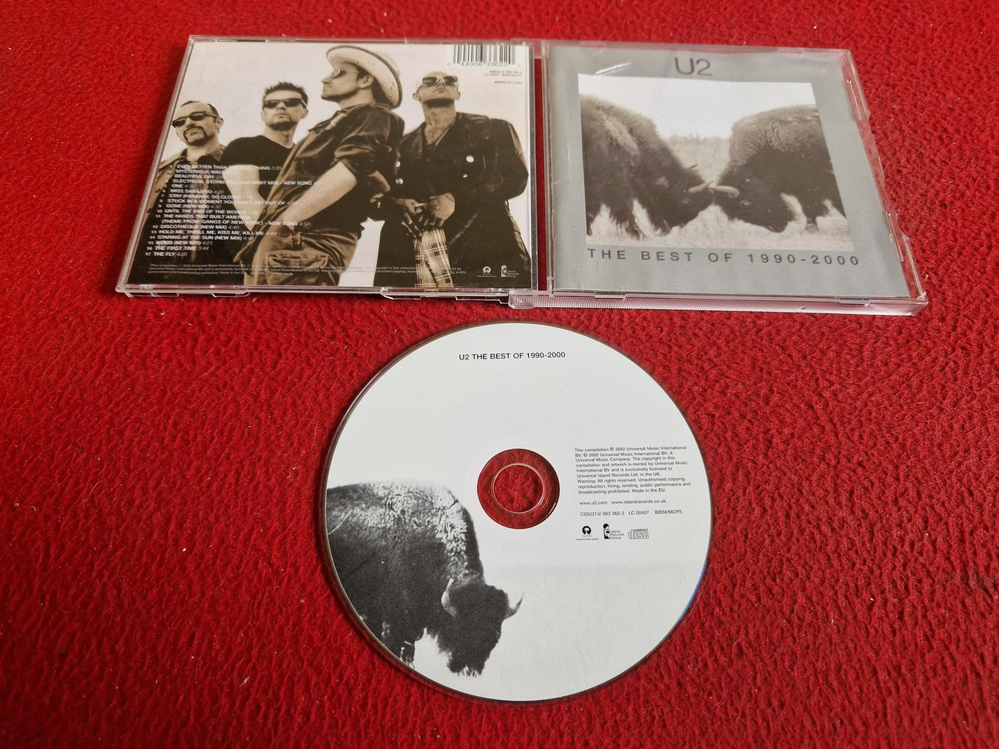 U2 THE BEST OF 1990 - 2000 CD