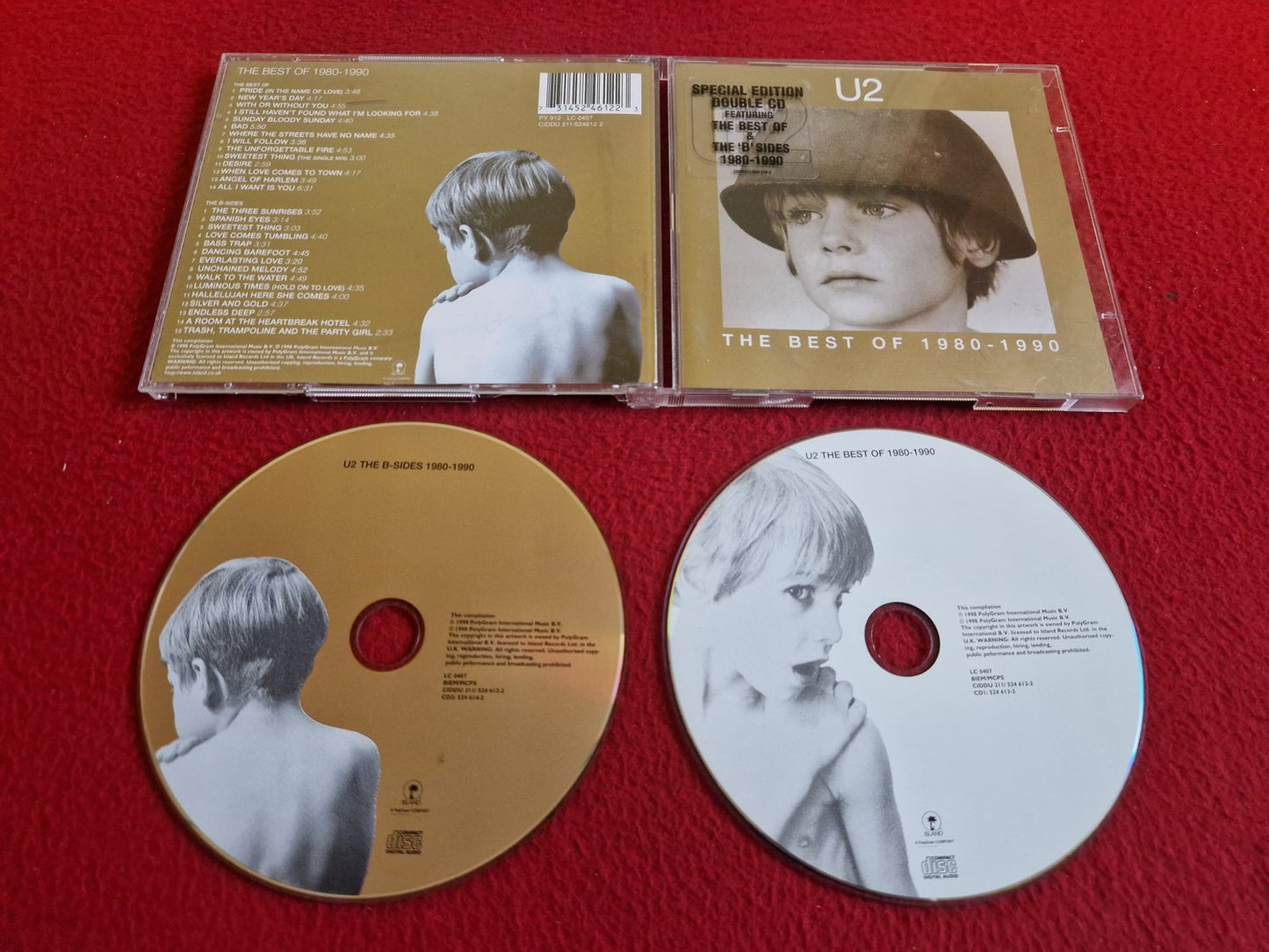 U2 THE BEST OF 1990 TO 2000 CD