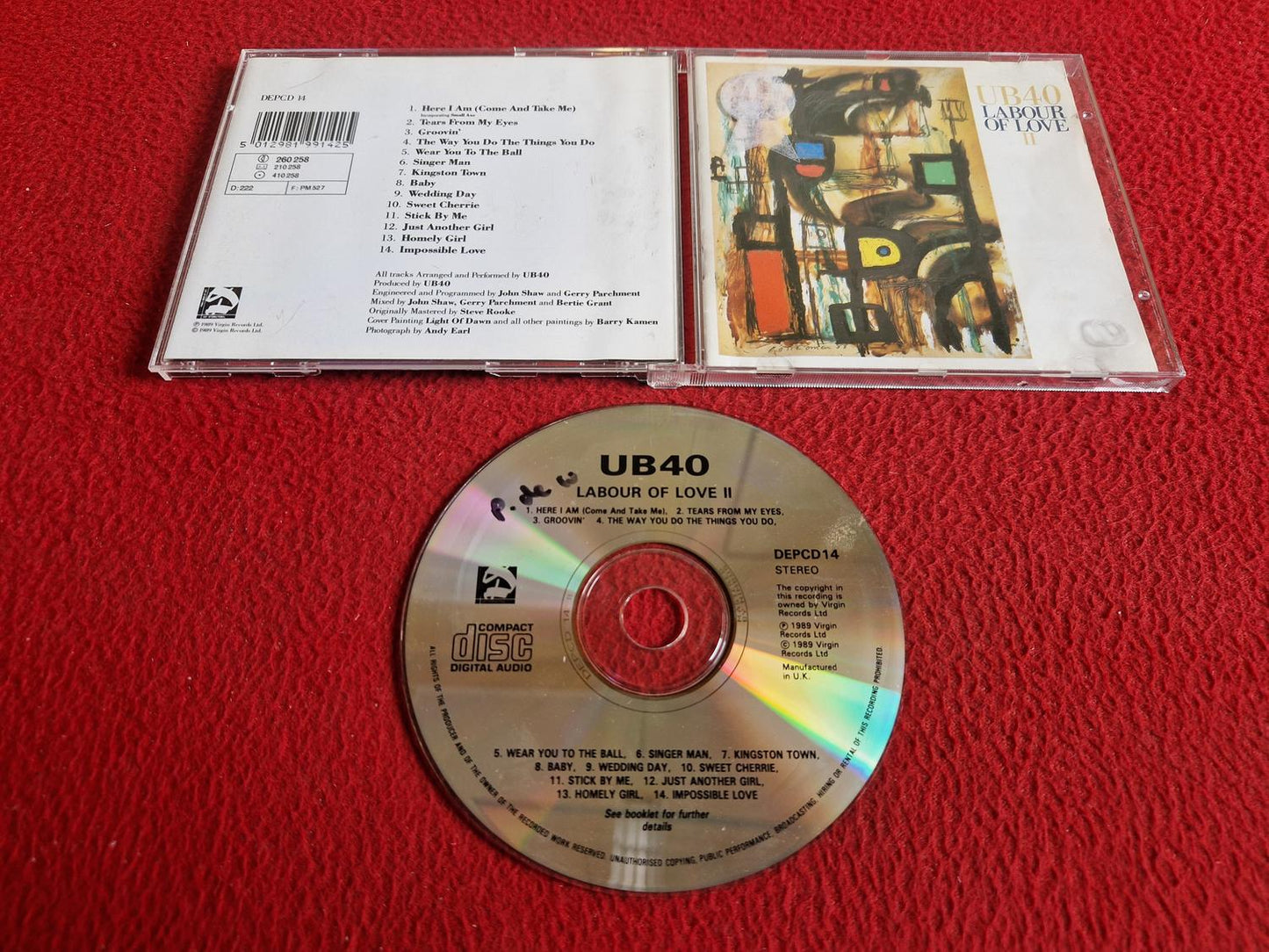 UB40 LABOUR OF LOVE II CD