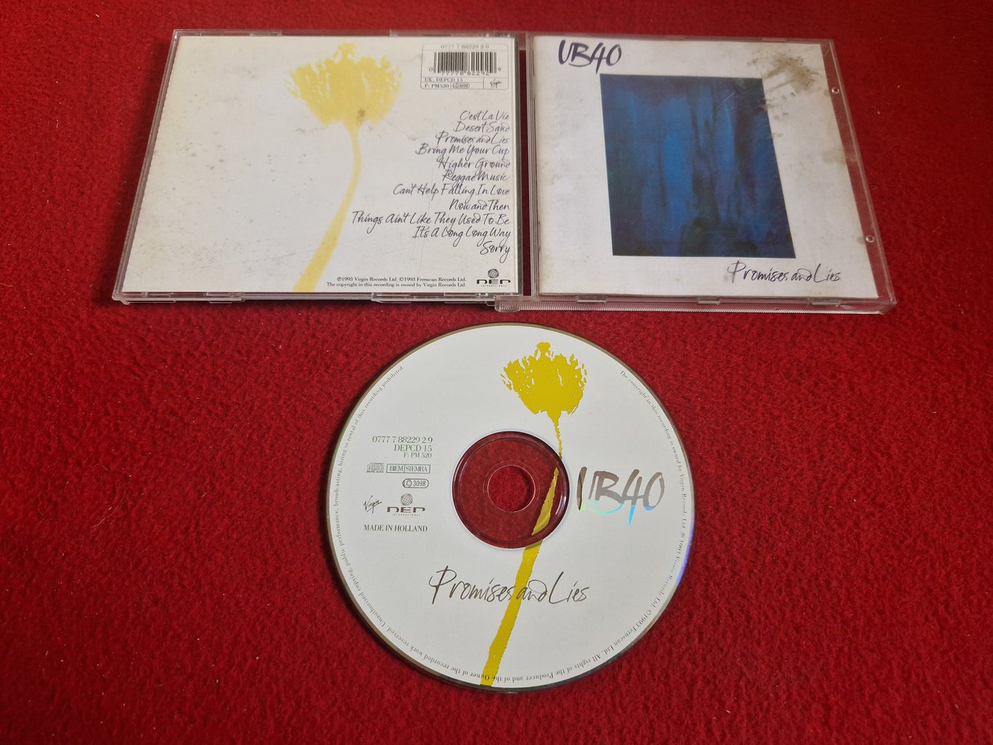 UB40 PROMISES AND LIES till CD
