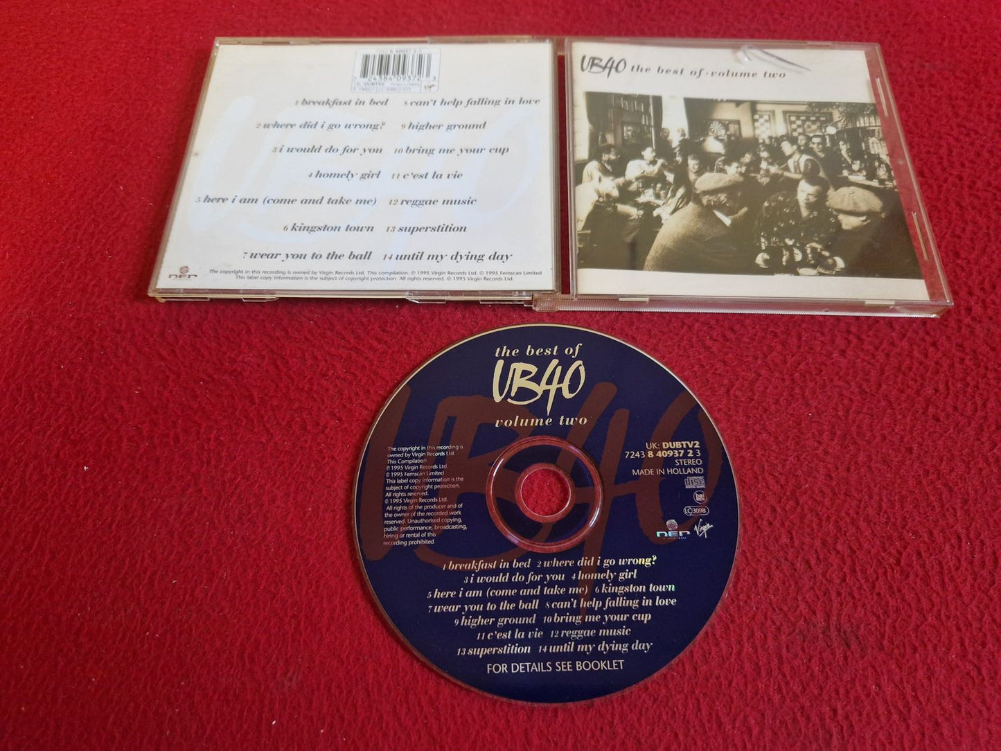 UB40 THE BEST OF VOLUME TWO CD