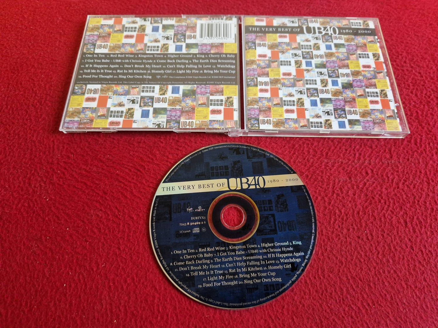 UB40 THE VERY BEST OF UB40 1980 TO 2000 CD